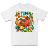 White Autumn leaves pumpkins please Premium Tee - NancyCooperArtShop