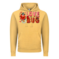 Vintage Mustard Love Bug Vintage Hoodie - FaDigitalArtStudio