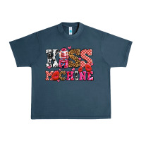 Midnight Navy kiss machine with lips olivia Urban Heavy Tee - OliviaCreatesArt