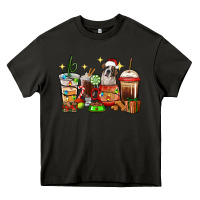 Asphalt Christmas coffee cups with Saint Bernard Heavy Core Tee - RanaPortraitStore