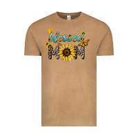 Vintage Camel Blessed mom sunflower butterfly mother's day Vintage Tee - HowdyJamesFarm