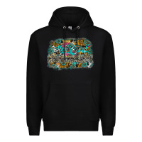 Black hot mom summer Premium Hoodie - CowhideDigitalArt