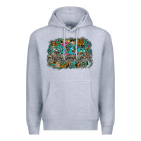 Heather Grey hot mom summer Premium Hoodie - CowhideDigitalArt