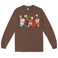 Chestnut Baseball Coffee Cups Long Sleeve Tee - FaDigitalArtStudio