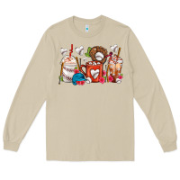 Mushroom Baseball Coffee Cups Long Sleeve Tee - FaDigitalArtStudio
