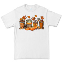 White Fall coffee cups Premium Tee - NancyCooperArtShop