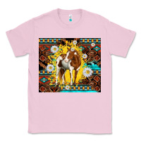 Bubblegum Pink aztec tribal horse Classic Tee - TumblerDesignByShophia