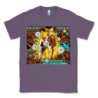 Lavender aztec tribal horse Classic Tee - TumblerDesignByShophia
