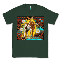 Sports Green aztec tribal horse Classic Tee - TumblerDesignByShophia