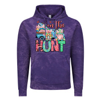 Cloud Purple Easter gnomes on the hunt Vintage Hoodie - OliviaCreatesArt