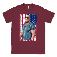 Burgundy Dwayne The Rock Johnson Men Gift Classic Tee - maiPhamDesign