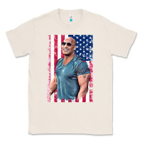 Natural Dwayne The Rock Johnson Men Gift Classic Tee - maiPhamDesign