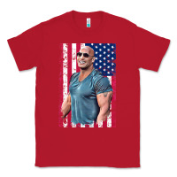 Red Dwayne The Rock Johnson Men Gift Classic Tee - maiPhamDesign