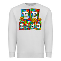 Dove Grey bee kind autism Premium Sweatshirt - AdoDesignShop