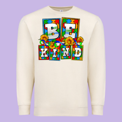 Bee Kind Autism Premium Sweatshirt Designed By Adodesignshop