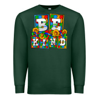 Sports Green bee kind autism Premium Sweatshirt - AdoDesignShop