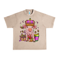French Oak mardi gras pig Urban Heavy Tee - OliviaCreatesArt