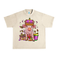 Sandshell mardi gras pig Urban Heavy Tee - OliviaCreatesArt