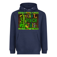 Navy shamrock bomb cant pinch this Heavyweight Hoodie - AdoDesignShop