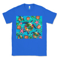 True Royal Turtle summer seashells starfish seaweed Classic Tee - Artiststas