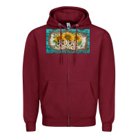 Burgundy western mother's day mini  cup Zipper Hoodie - BarkalooDesign