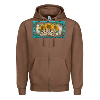 Chestnut western mother's day mini  cup Zipper Hoodie - BarkalooDesign