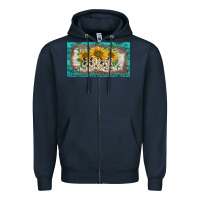 Navy western mother's day mini  cup Zipper Hoodie - BarkalooDesign