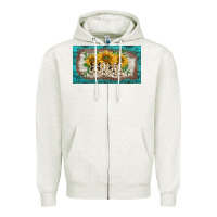 Oatmeal Heather western mother's day mini  cup Zipper Hoodie - BarkalooDesign