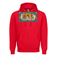 Red western mother's day mini  cup Zipper Hoodie - BarkalooDesign