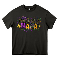 Asphalt mardi gras mama Heavy Core Tee - texasbilliewilder