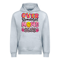 Heather Grey over stimulated moms club Urban Hoodie - JahusDesignShop