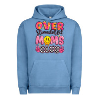 Pigment Pebble Blue over stimulated moms club Urban Hoodie - JahusDesignShop
