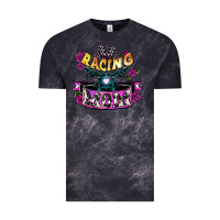Cloud Black Racing mom Mother's Day Vintage Tee - HowdyJamesFarm
