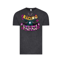 Vintage Black Racing mom Mother's Day Vintage Tee - HowdyJamesFarm