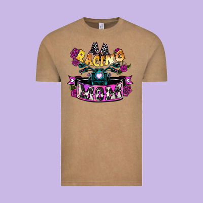 Racing Mom Mother's Day Vintage Tee Designed By Howdyjamesfarm