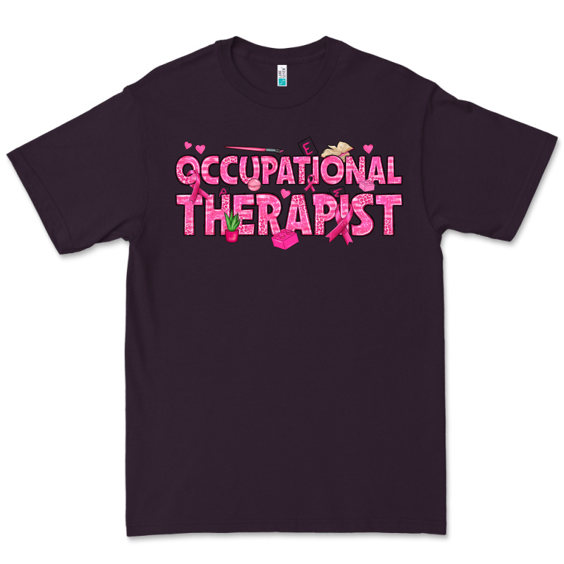 Breast Cancer Occupational Therapist Premium Tee by texasbilliewilder | Teevron