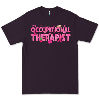 Plum breast cancer occupational therapist Premium Tee - texasbilliewilder