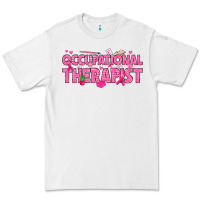 White breast cancer occupational therapist Premium Tee - texasbilliewilder