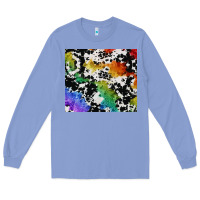 Colony Blue rainbow pride cowhide tumbler Long Sleeve Tee - FaDigitalArtStudio