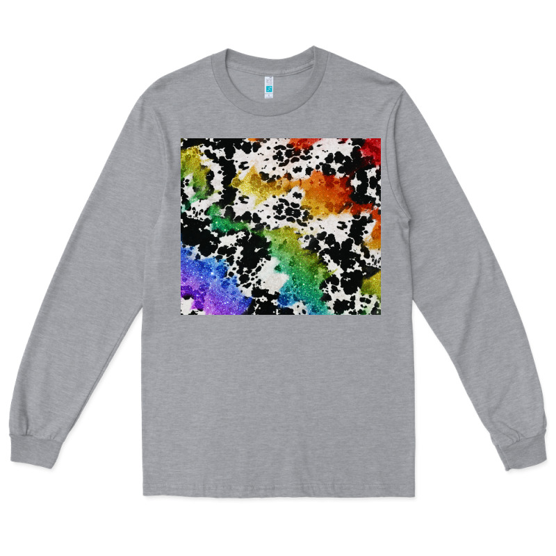 Rainbow Pride Cowhide Tumbler Long Sleeve Tee by FaDigitalArtStudio | Teevron