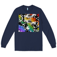 Navy rainbow pride cowhide tumbler Long Sleeve Tee - FaDigitalArtStudio
