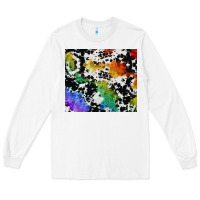 White rainbow pride cowhide tumbler Long Sleeve Tee - FaDigitalArtStudio