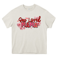 Cream one loved mama valentine's day Heavy Core Tee - texasbilliewilder