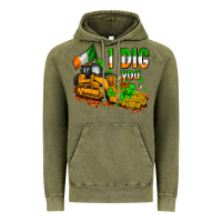 Vintage Olive I dig you St. Patrick's Vintage Hoodie - OliviaCreatesArt
