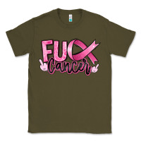 Army Green fuck breast cancer Classic Tee - RanaPortraitStore
