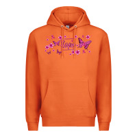 Carrot hope breast cancer butterfly Premium Hoodie - Jasminsmagicworld