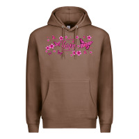 Chestnut hope breast cancer butterfly Premium Hoodie - Jasminsmagicworld