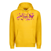 Lemon hope breast cancer butterfly Premium Hoodie - Jasminsmagicworld