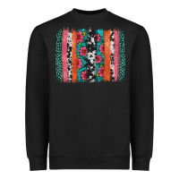 Black easter spring floral brushstroke Heavyweight Sweatshirt - Artiststas