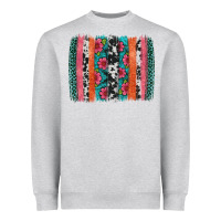 Heather Grey easter spring floral brushstroke Heavyweight Sweatshirt - Artiststas